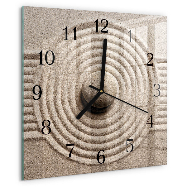 Wanduhr aus glas Stein