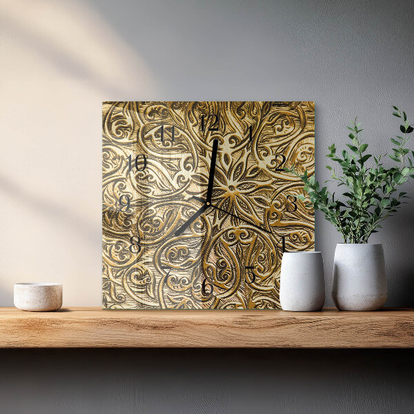 Wanduhr aus glas Mosaik