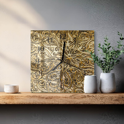Wanduhr aus glas Mosaik