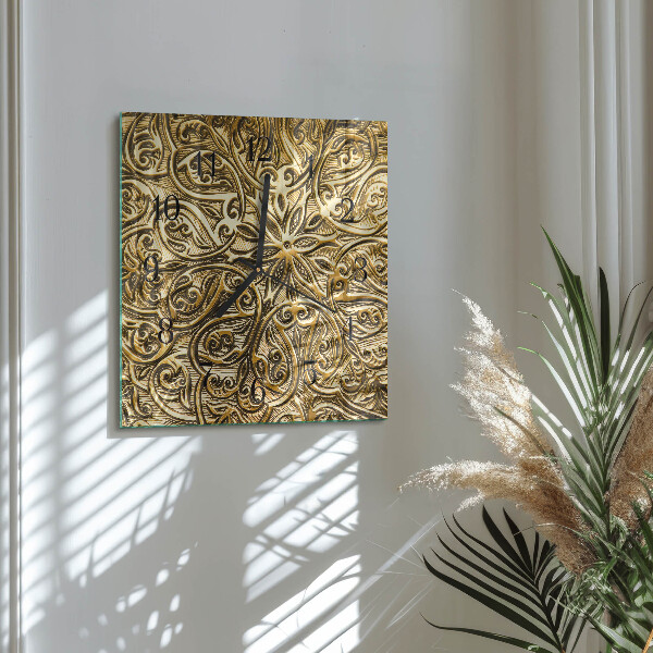 Wanduhr aus glas Mosaik