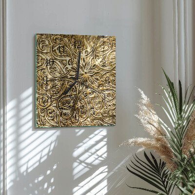 Wanduhr aus glas Mosaik