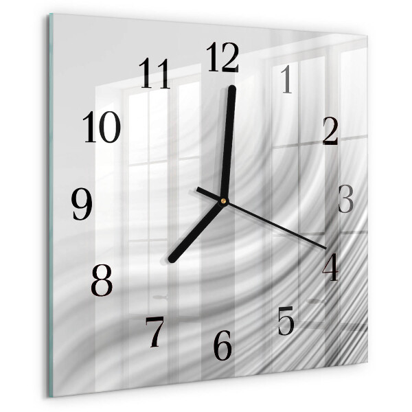 Wanduhr aus glas Abstraktion