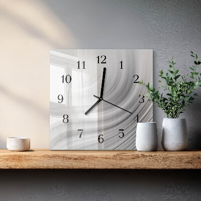 Wanduhr aus glas Abstraktion