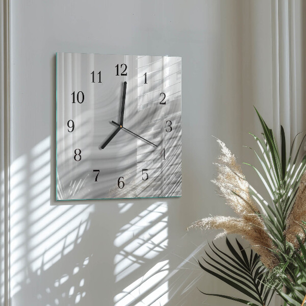 Wanduhr aus glas Abstraktion