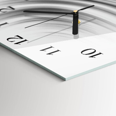 Wanduhr aus glas Abstraktion