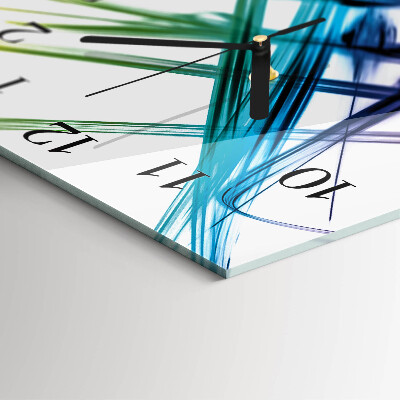 Wanduhr aus glas Abstraktion