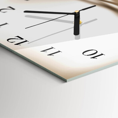 Wanduhr aus glas Abstrakte Linien