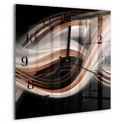 Wanduhr aus glas Abstrakte Kunst