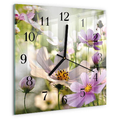 Wanduhr aus glas Kosmeen