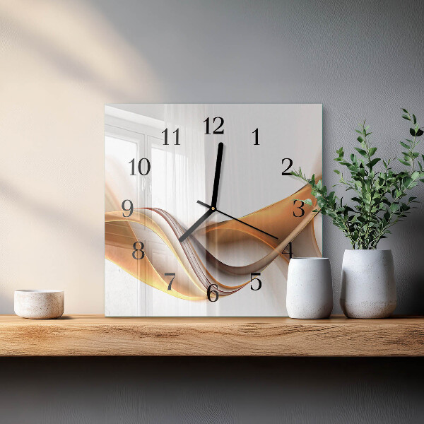 Wanduhr aus glas Abstraktion