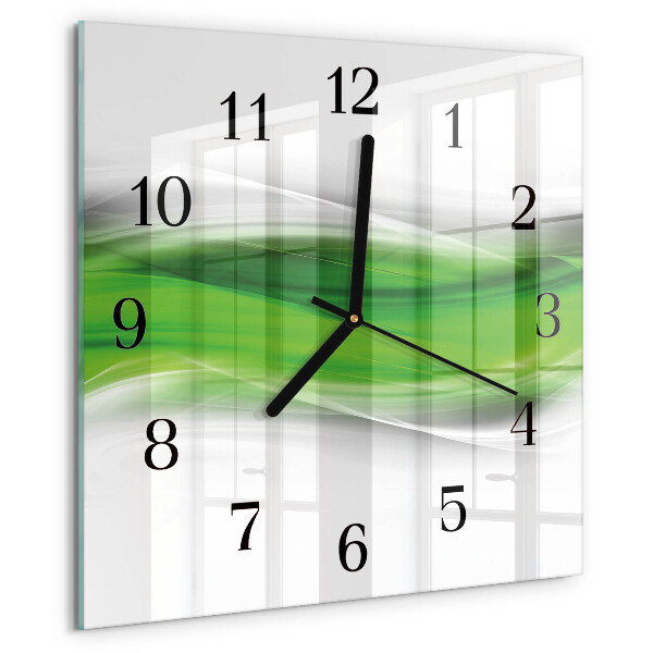 Wanduhr aus glas Abstraktion