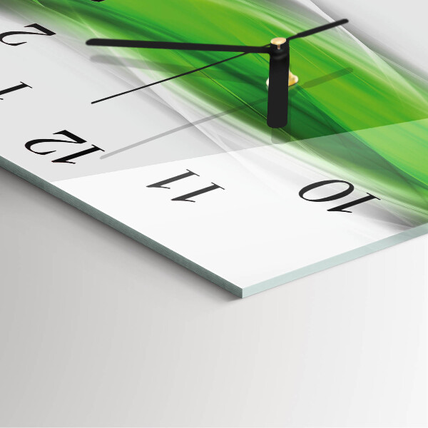Wanduhr aus glas Abstraktion