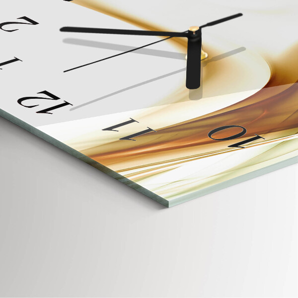 Wanduhr aus glas Abstraktion