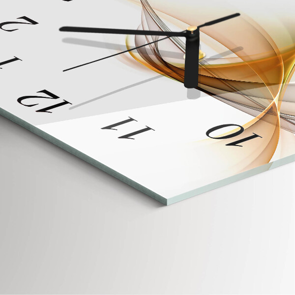 Wanduhr aus glas Abstraktion