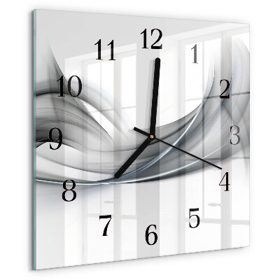 Wanduhr aus glas Abstraktion