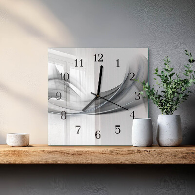 Wanduhr aus glas Abstraktion