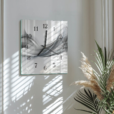 Wanduhr aus glas Abstraktion
