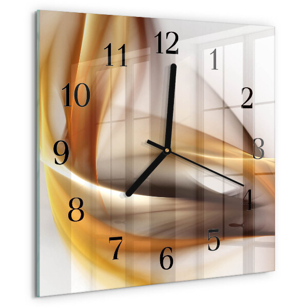 Wanduhr aus glas Abstraktion