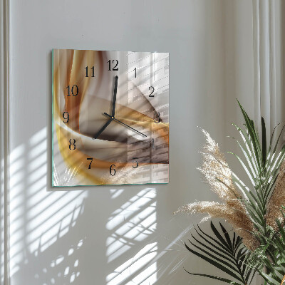 Wanduhr aus glas Abstraktion