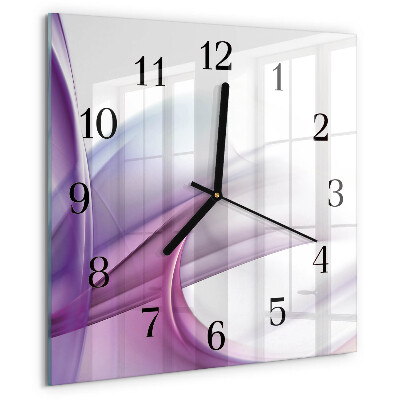 Wanduhr aus glas Abstraktion
