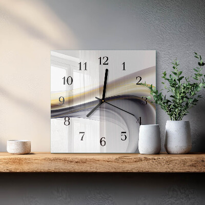 Wanduhr aus glas Abstraktion