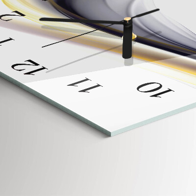 Wanduhr aus glas Abstraktion