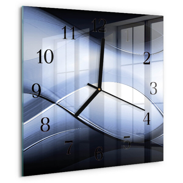Wanduhr aus glas Abstraktion