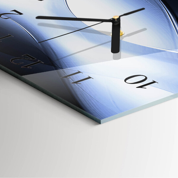 Wanduhr aus glas Abstraktion