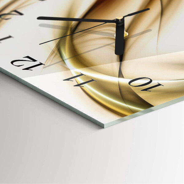 Wanduhr aus glas Abstraktion