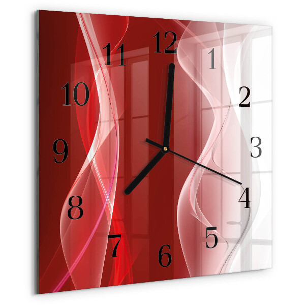 Wanduhr aus glas Abstraktion