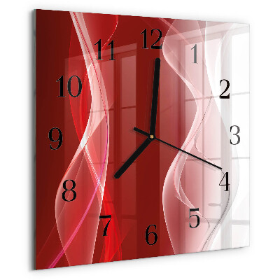 Wanduhr aus glas Abstraktion