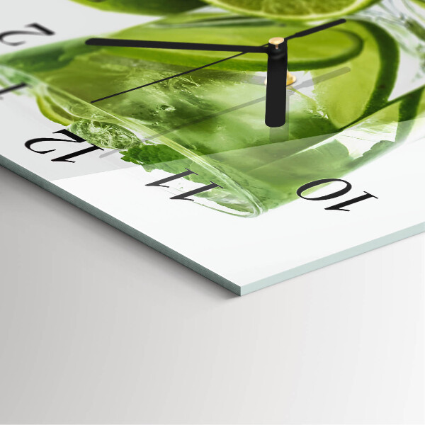 Wanduhr aus glas Kalziumkarbonat