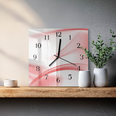 Wanduhr aus glas Abstrakte Kunst
