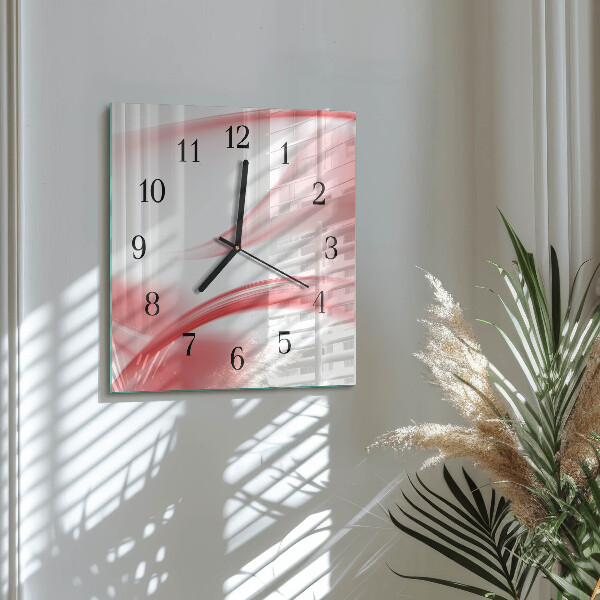 Wanduhr aus glas Abstrakte Kunst