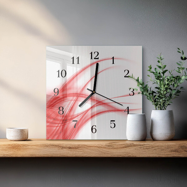 Wanduhr aus glas Abstrakte Kunst