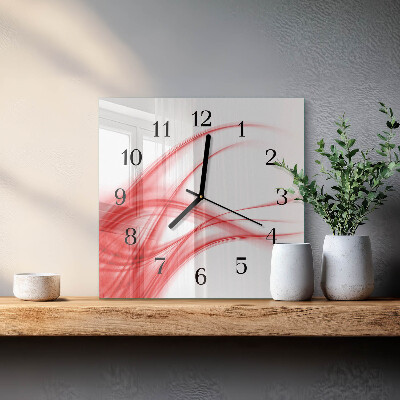 Wanduhr aus glas Abstrakte Kunst