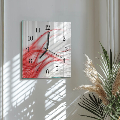 Wanduhr aus glas Abstrakte Kunst