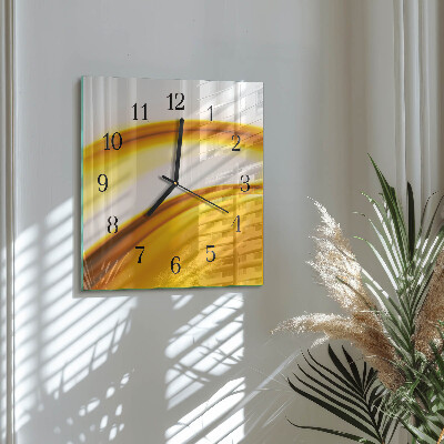Wanduhr aus glas Abstrakte Kunst