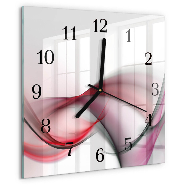 Wanduhr aus glas Abstrakte Kunst