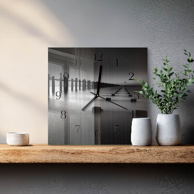 Wanduhr aus glas Meer