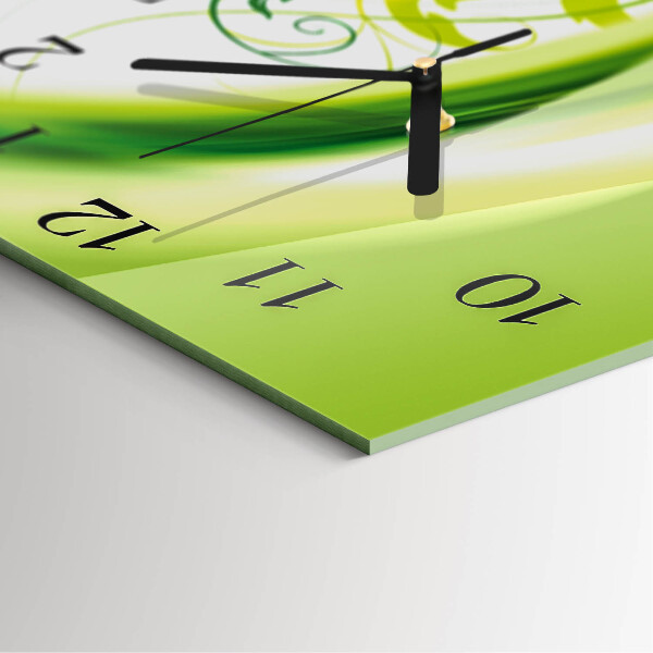 Wanduhr aus glas Modellanlage