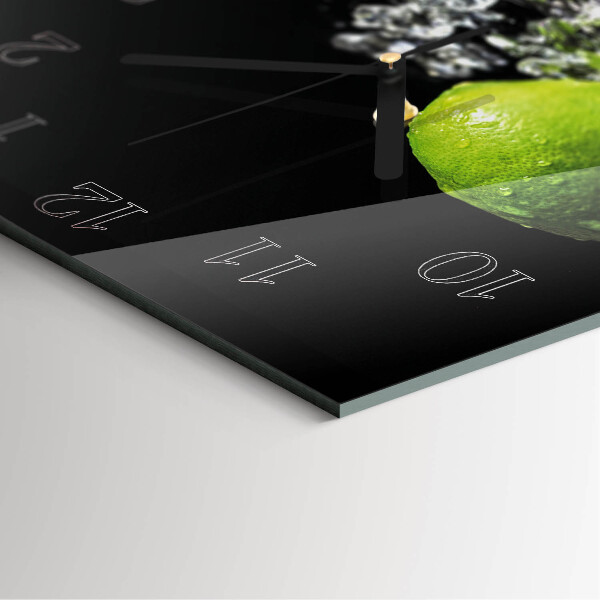 Wanduhr aus glas Kalziumkarbonat