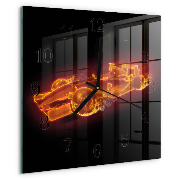 Wanduhr aus glas Schrott