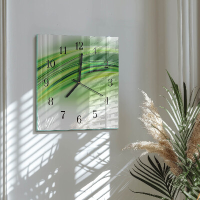 Wanduhr aus glas Abstrakte Kunst