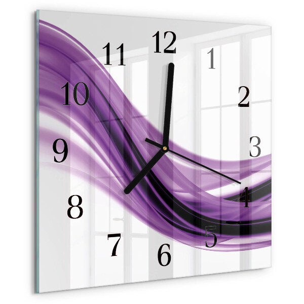 Wanduhr aus glas Abstrakte Kunst