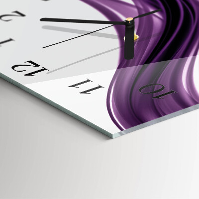 Wanduhr aus glas Abstrakte Kunst