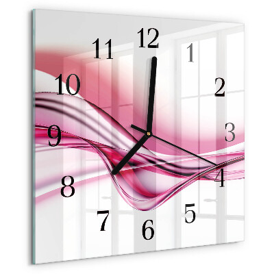 Wanduhr aus glas Abstrakte Kunst