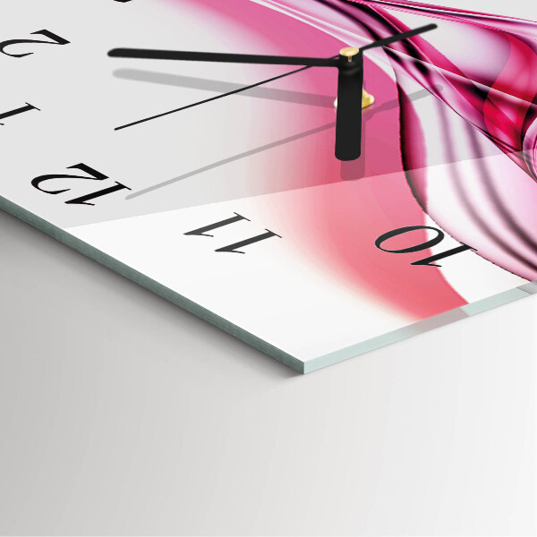 Wanduhr aus glas Abstrakte Kunst