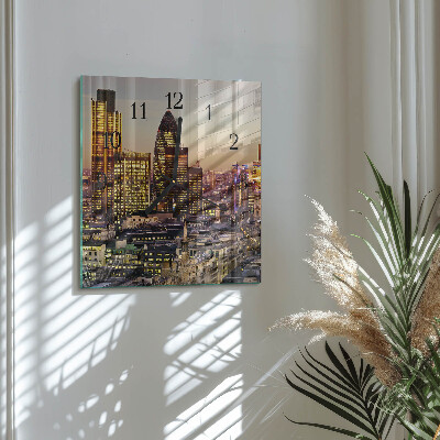Wanduhr aus glas London