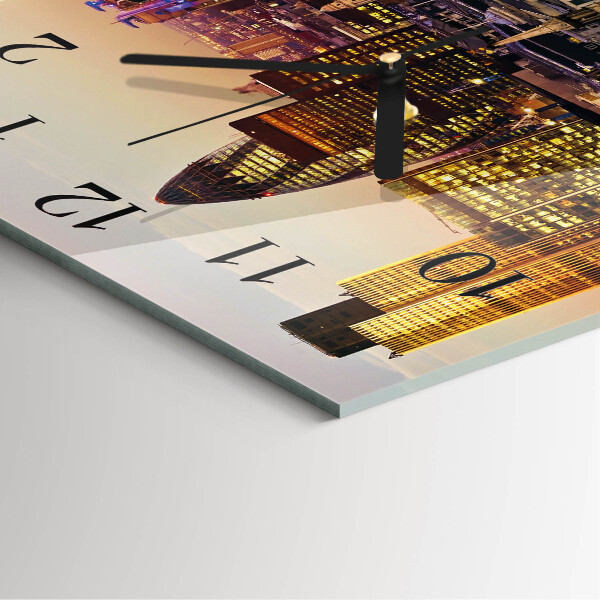 Wanduhr aus glas London